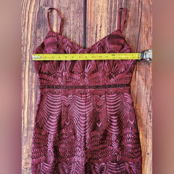 GUESS Size 4 Gianni Embroidered Mesh I set Dress Whimsygoth Witchy Vampcore Goth - Picture 11 of 11